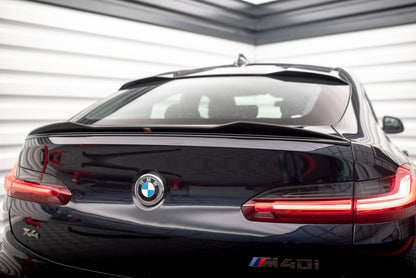 Heckspoiler Lippe 3D passend für BMW X4 M-Paket G02 schwarz Hochglanz