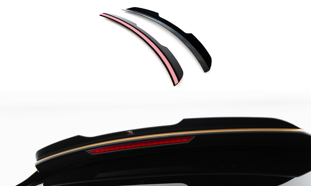 Heckspoiler Lippe oben passend für Audi Q8 S-line / SQ8 Mk1 FL schwarz Hochglanz