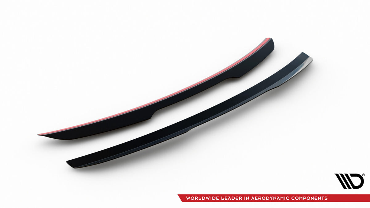 Heckspoiler Lippe oben passend für Audi Q8 S-line / SQ8 Mk1 FL schwarz Hochglanz