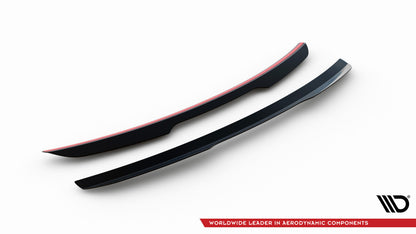 Heckspoiler Lippe oben passend für Audi Q8 S-line / SQ8 Mk1 FL schwarz Hochglanz