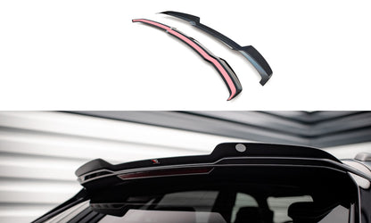 Heckspoiler Lippe oben passend für Audi RSQ8 Mk1 FL schwarz Hochglanz