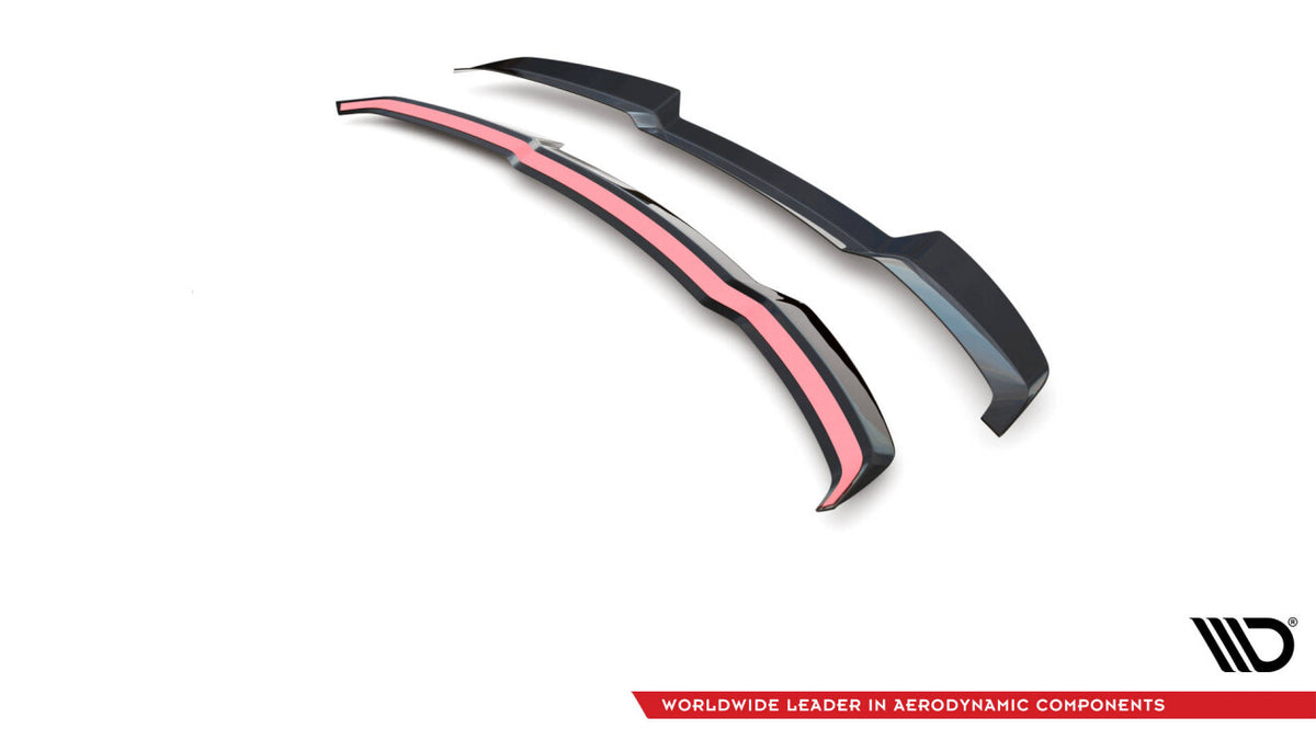 Heckspoiler Lippe oben passend für Audi RSQ8 Mk1 FL schwarz Hochglanz