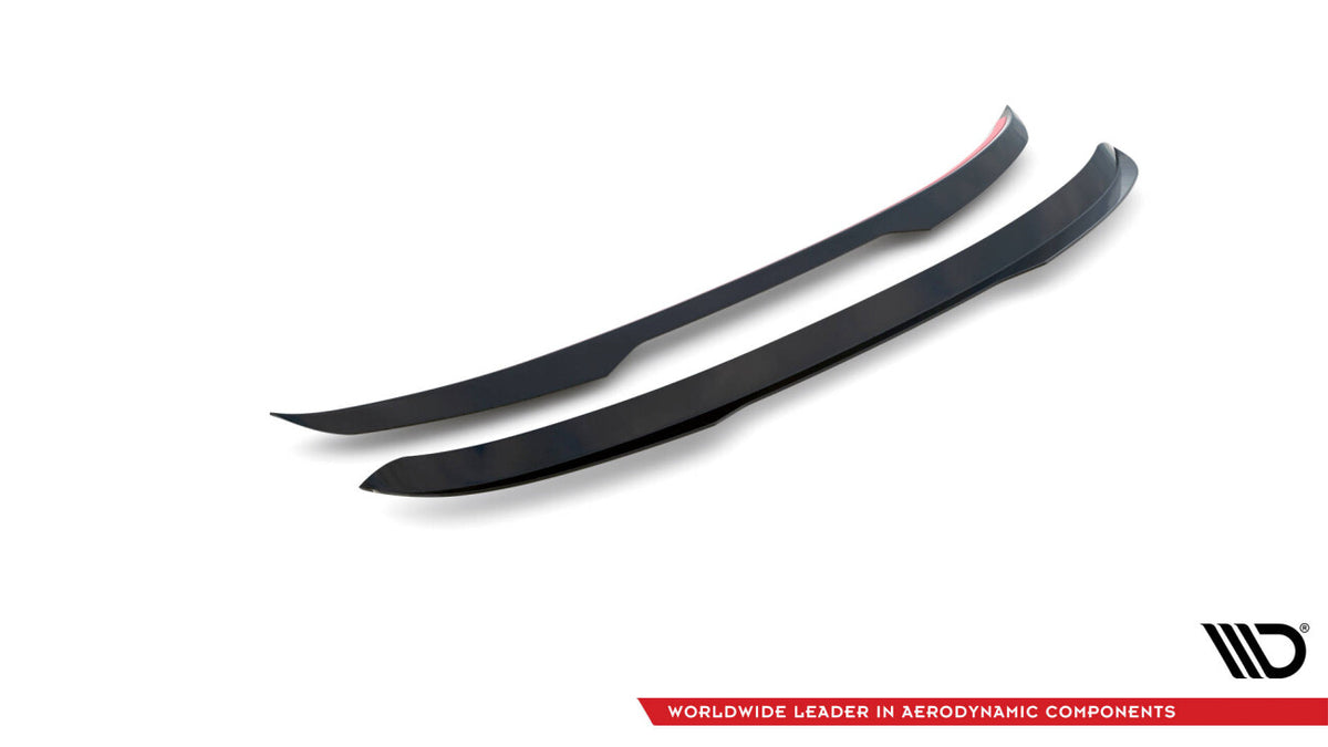 Heckspoiler Lippe oben passend für Ford Mustang Mach-E Mk1 schwarz Hochglanz