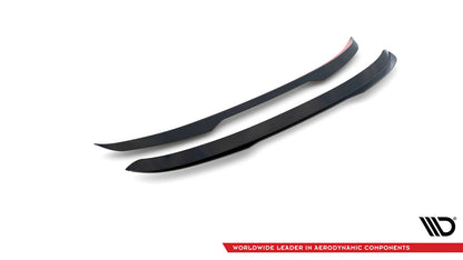 Heckspoiler Lippe oben passend für Ford Mustang Mach-E Mk1 schwarz Hochglanz