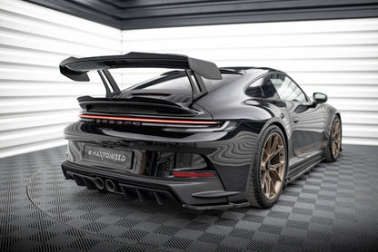 Heckspoiler Lippe oben passend für Porsche 911 992 GT3 schwarz Hochglanz