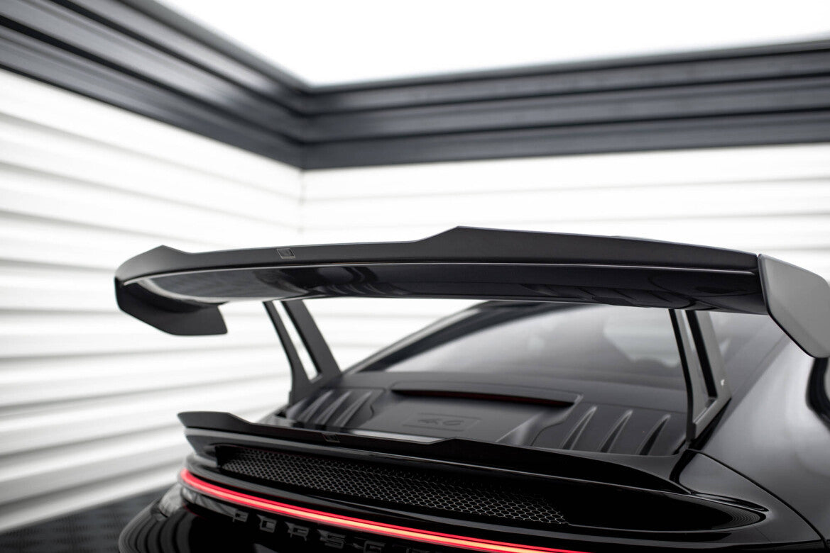 Heckspoiler Lippe oben passend für Porsche 911 992 GT3 schwarz Hochglanz