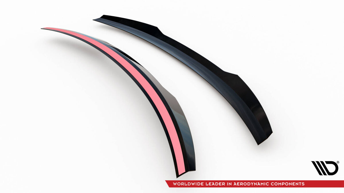 Heckspoiler Lippe oben passend für Porsche 911 992 GT3 schwarz Hochglanz