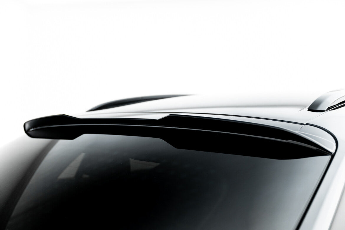 Heckspoiler Lippe oben passend für Porsche Macan EV Mk1 schwarz Hochglanz