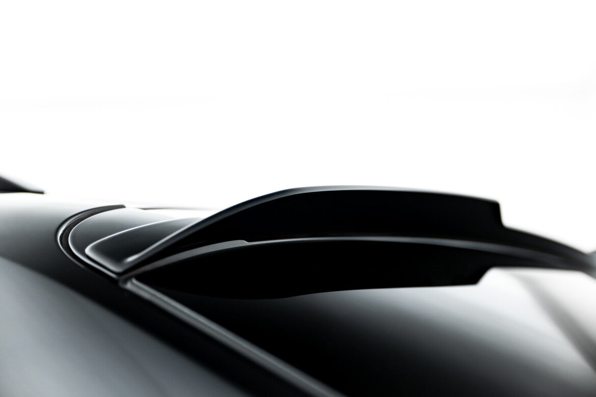 Heckspoiler Lippe oben passend für Porsche Macan EV Mk1 schwarz Hochglanz