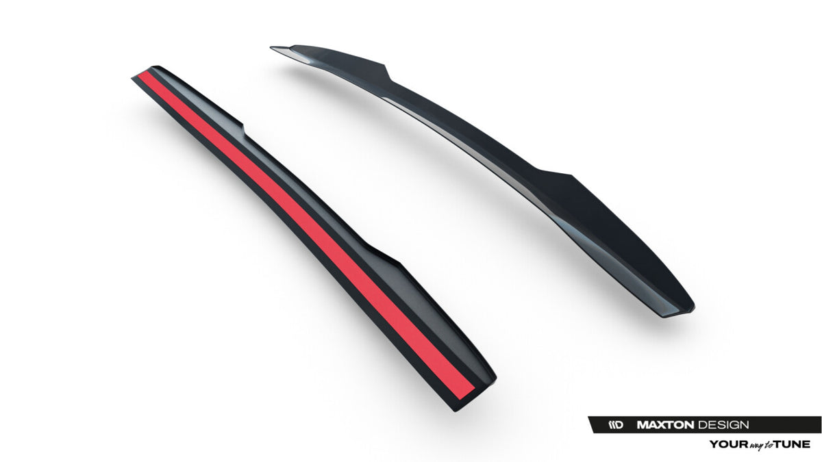 Heckspoiler Lippe oben passend für Subaru WRX STI Mk2 schwarz Hochglanz