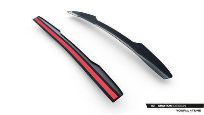 Heckspoiler Lippe oben passend für Subaru WRX STI Mk2 schwarz Hochglanz