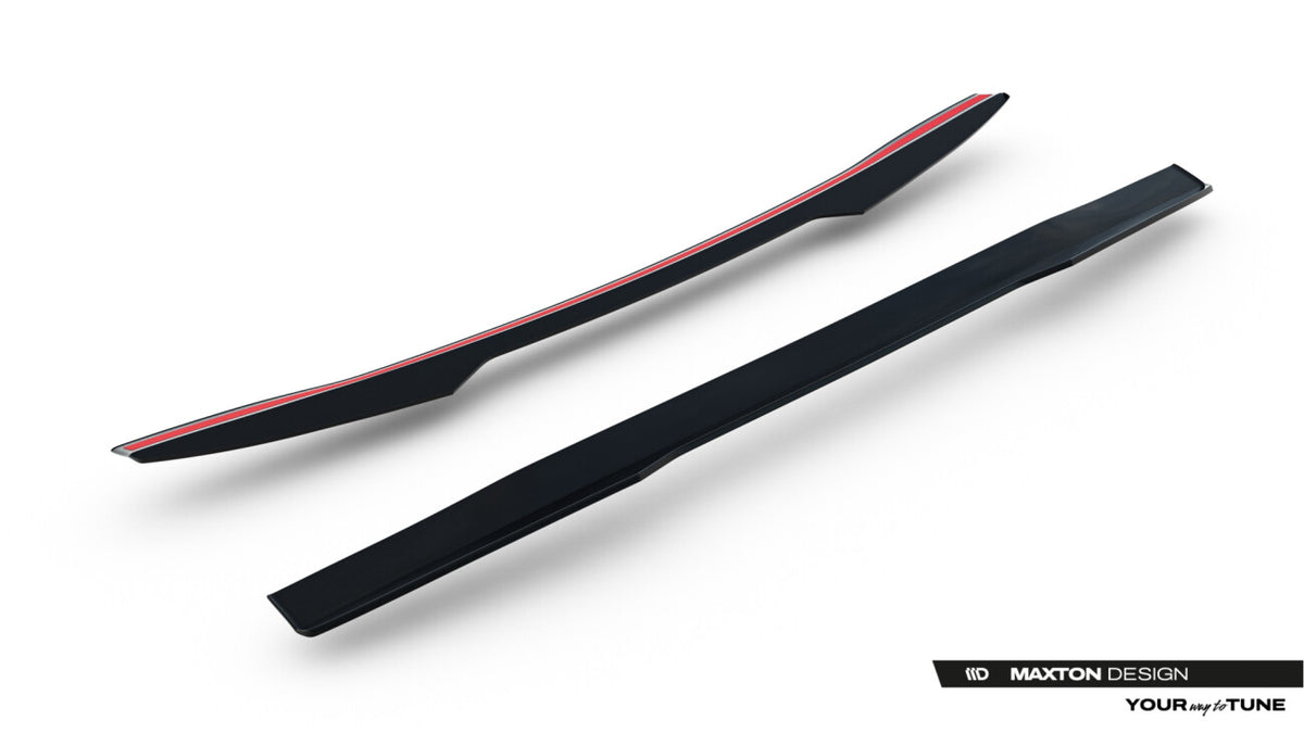 Heckspoiler Lippe oben passend für Subaru WRX STI Mk2 schwarz Hochglanz