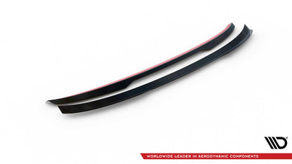 Heckspoiler Lippe passend für Audi A3 S-Line Limousine / S3 Limousine 8Y FL schwarz Hochglanz