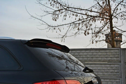 Heckspoiler Lippe passend für Audi A4 B8 / B8 FL Avant schwarz Hochglanz