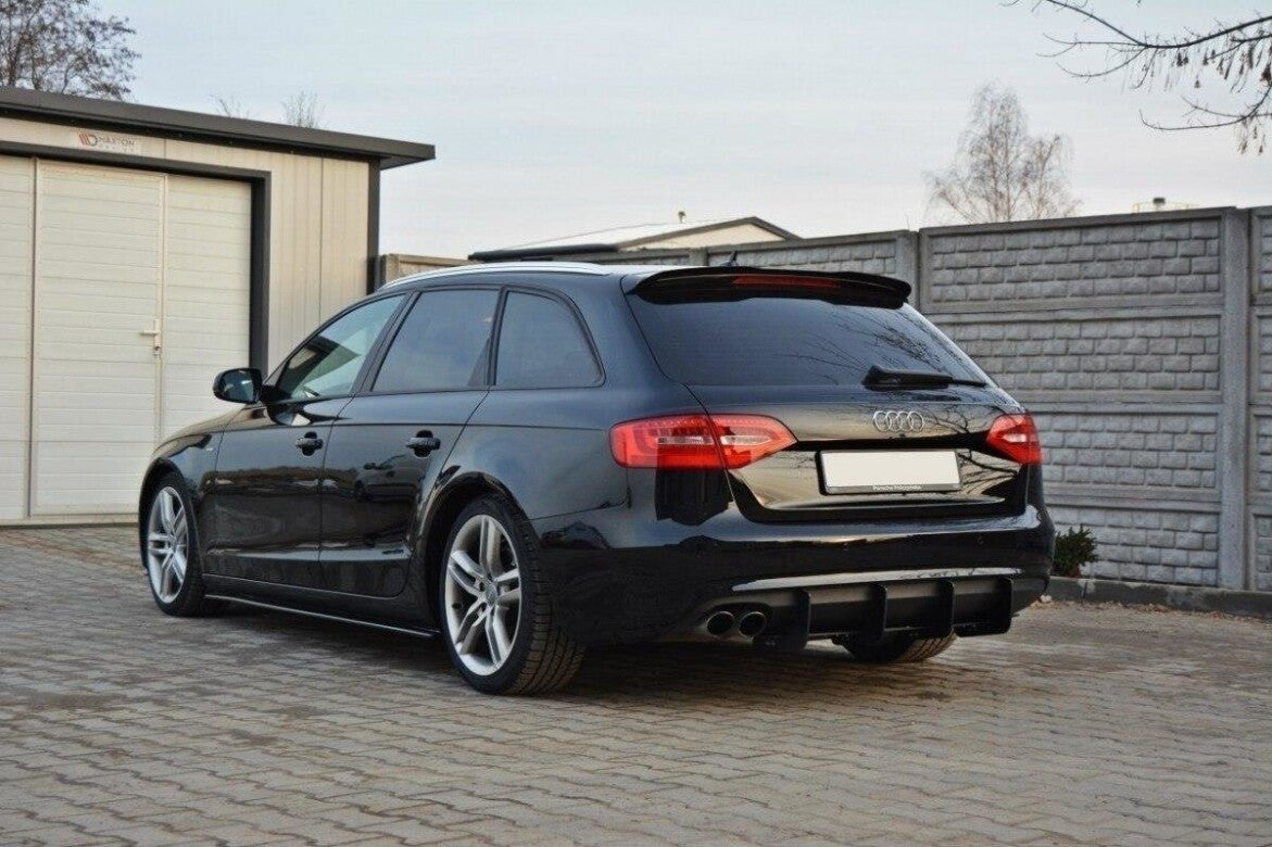 Heckspoiler Lippe passend für Audi A4 B8 / B8 FL Avant schwarz Hochglanz