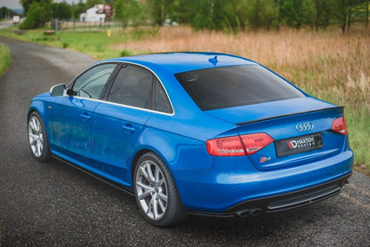 Heckspoiler Lippe passend für Audi A4 Limousine B8 / B8 FL schwarz Hochglanz