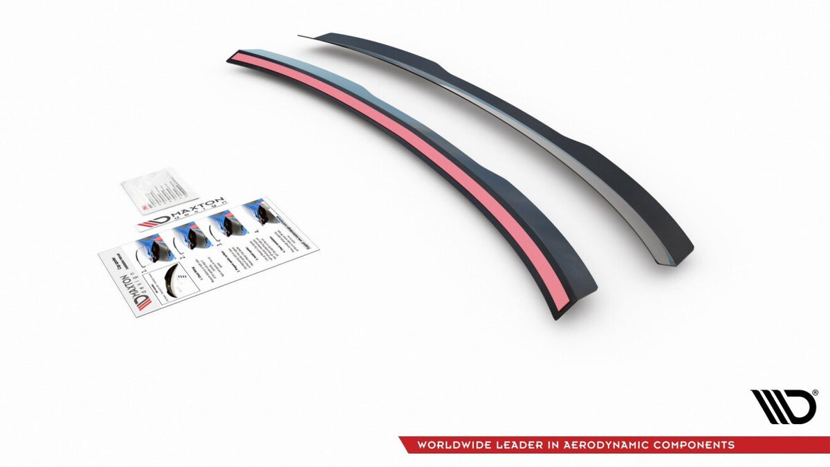 Heckspoiler Lippe passend für Audi A4 Limousine B8 / B8 FL schwarz Hochglanz
