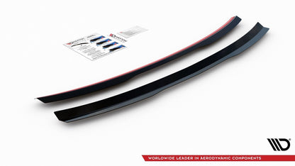 Heckspoiler Lippe passend für Audi A4 Limousine B8 / B8 FL schwarz Hochglanz