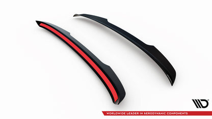 Heckspoiler Lippe passend für Audi A4 S-Line / S4 Avant B8 FL schwarz Hochglanz