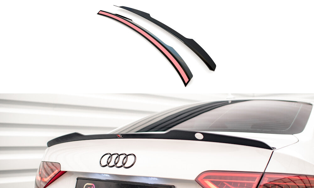 Heckspoiler Lippe passend für Audi A5 Coupe 8T schwarz Hochglanz