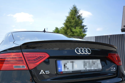 Heckspoiler Lippe passend für Audi A5 Sportback S-Line 8T FL schwarz Hochglanz