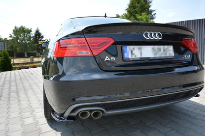 Heckspoiler Lippe passend für Audi A5 Sportback S-Line 8T FL schwarz Hochglanz