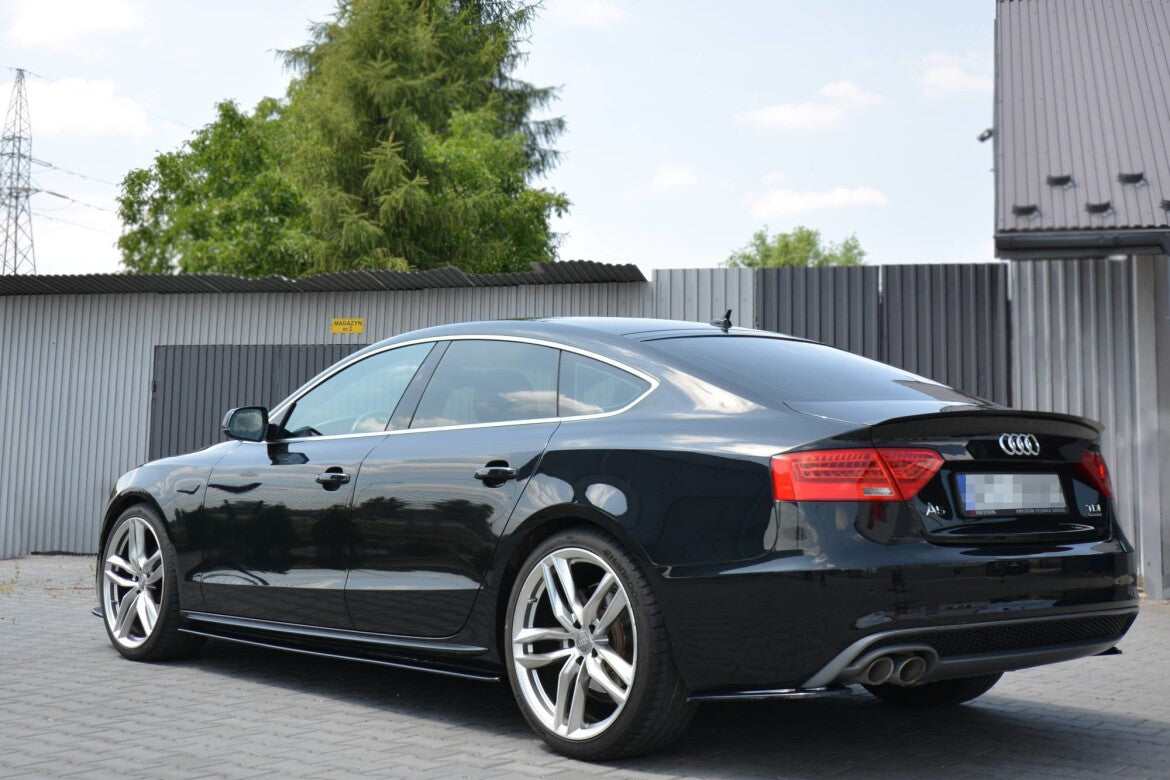 Heckspoiler Lippe passend für Audi A5 Sportback S-Line 8T FL schwarz Hochglanz