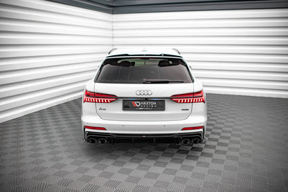Heckspoiler Lippe passend für Audi A6 Avant / A6 Allroad / A6 S-Line Avant / S6 Avant C8 / C8 FL schwarz Hochglanz