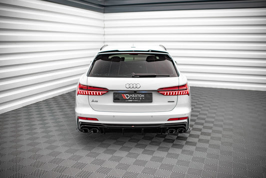 Heckspoiler Lippe passend für Audi A6 Avant / A6 Allroad / A6 S-Line Avant / S6 Avant C8 / C8 FL schwarz Hochglanz