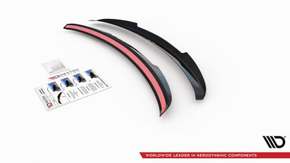 Heckspoiler Lippe passend für Audi A6 Avant / A6 Allroad / A6 S-Line Avant / S6 Avant C8 / C8 FL schwarz Hochglanz