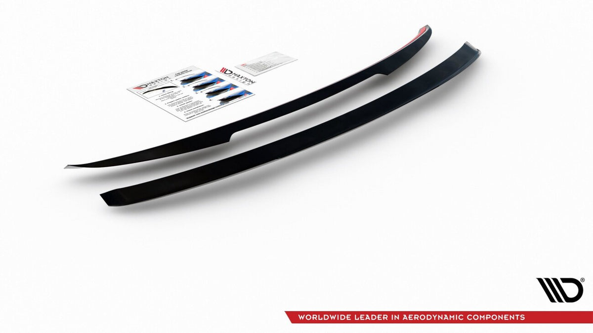 Heckspoiler Lippe passend für Audi A6 Avant / A6 Allroad / A6 S-Line Avant / S6 Avant C8 / C8 FL schwarz Hochglanz