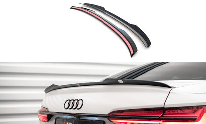 Heckspoiler Lippe passend für Audi A6 Limousine C8 / C8 FL schwarz Hochglanz