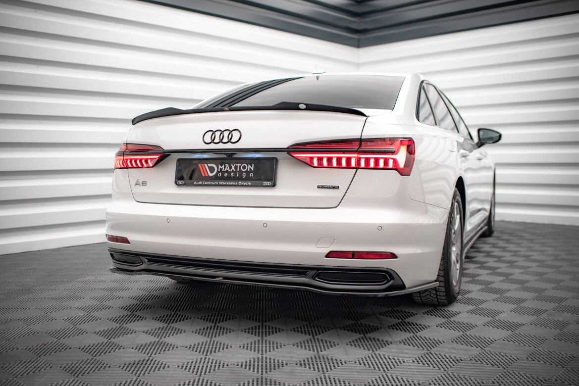 Heckspoiler Lippe passend für Audi A6 Limousine C8 / C8 FL schwarz Hochglanz