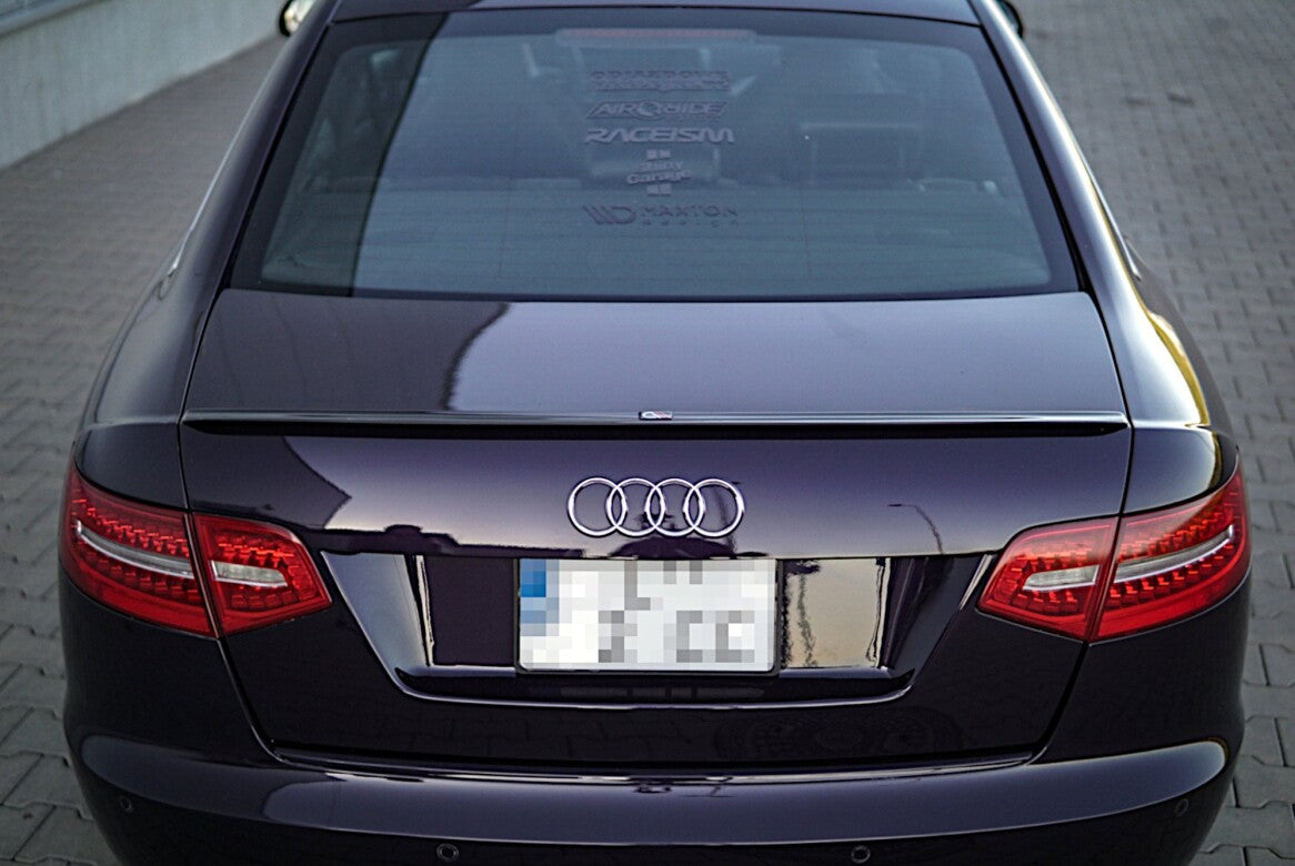 Heckspoiler Lippe passend für Audi A6 S-Line C6 FL Limousine schwarz Hochglanz