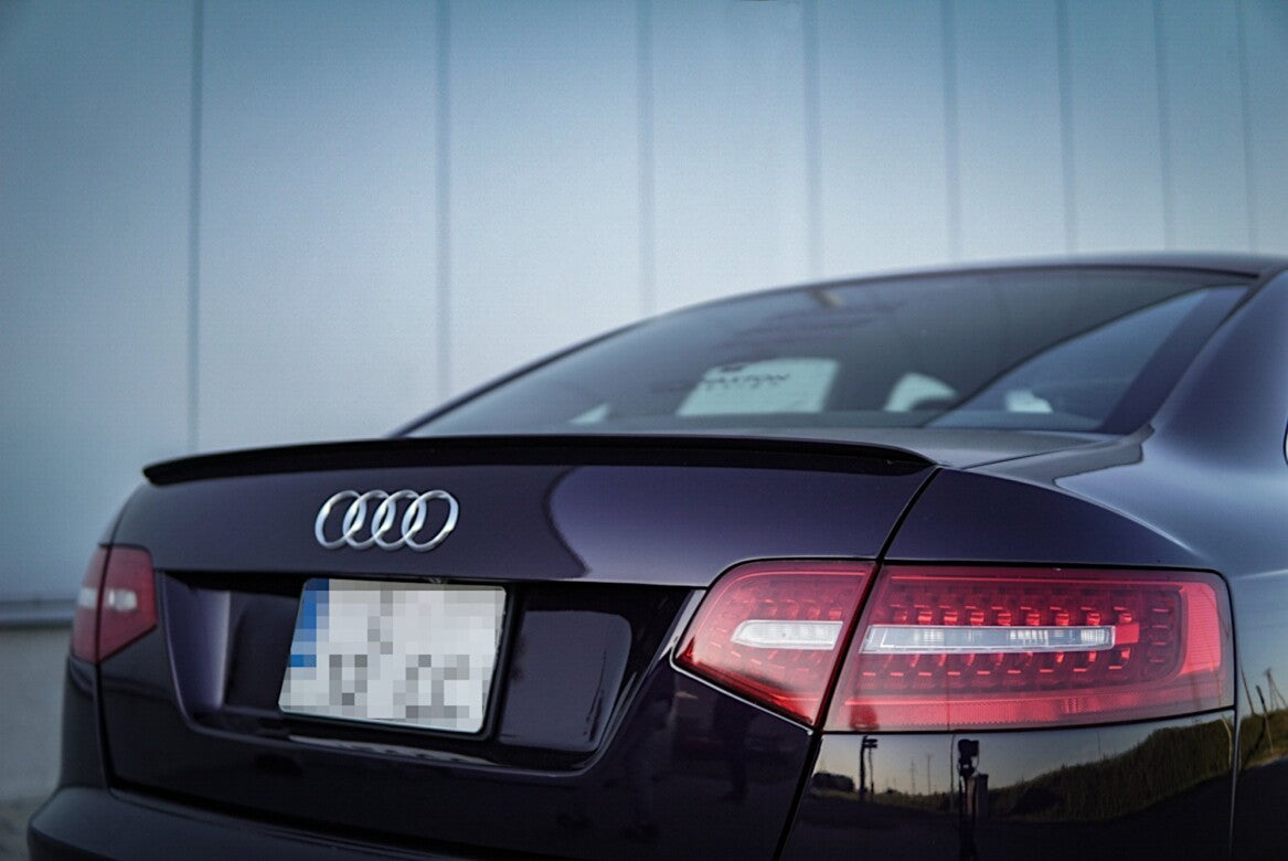 Heckspoiler Lippe passend für Audi A6 S-Line C6 FL Limousine schwarz Hochglanz