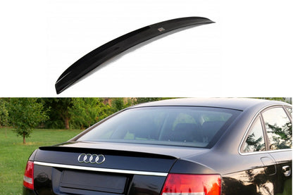 Heckspoiler Lippe passend für Audi A6 S-line C6 Limousine schwarz Hochglanz