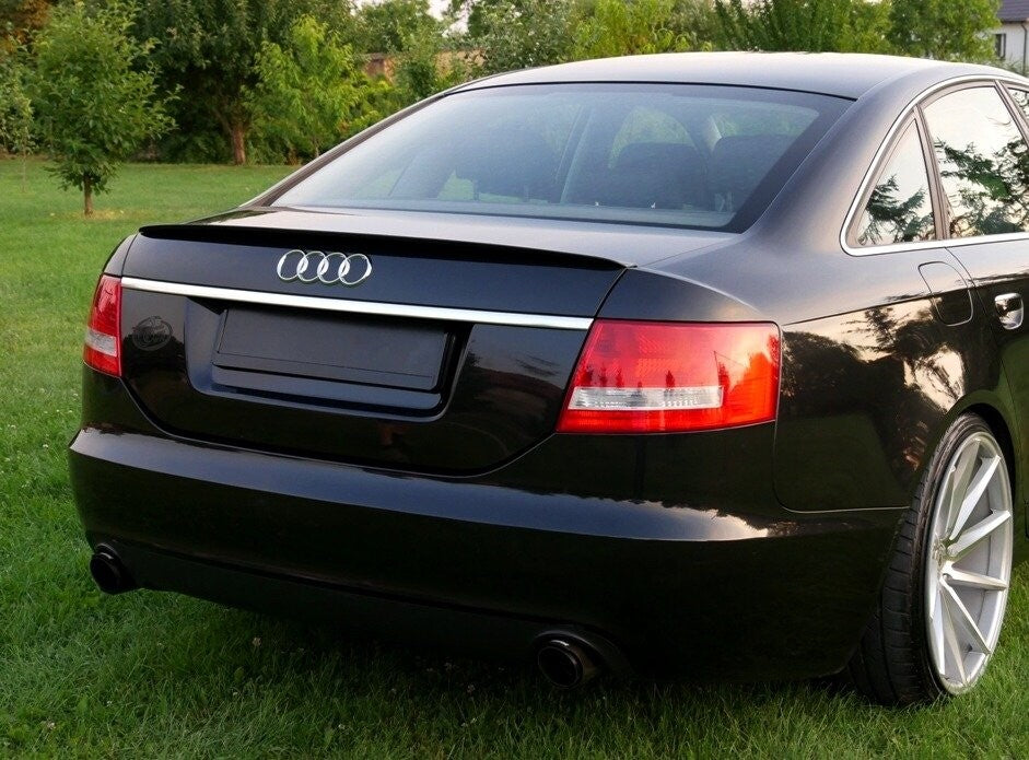 Heckspoiler Lippe passend für Audi A6 S-line C6 Limousine schwarz Hochglanz