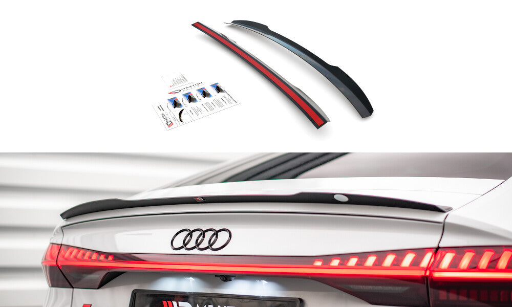 Heckspoiler Lippe passend für Audi A7 C8 / C8 S-Line / S7 C8 / RS7 C8 schwarz Hochglanz
