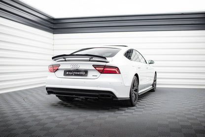 Heckspoiler Lippe passend für Audi A7 / S7 / A7 S-Line C7 / C7 FL schwarz Hochglanz