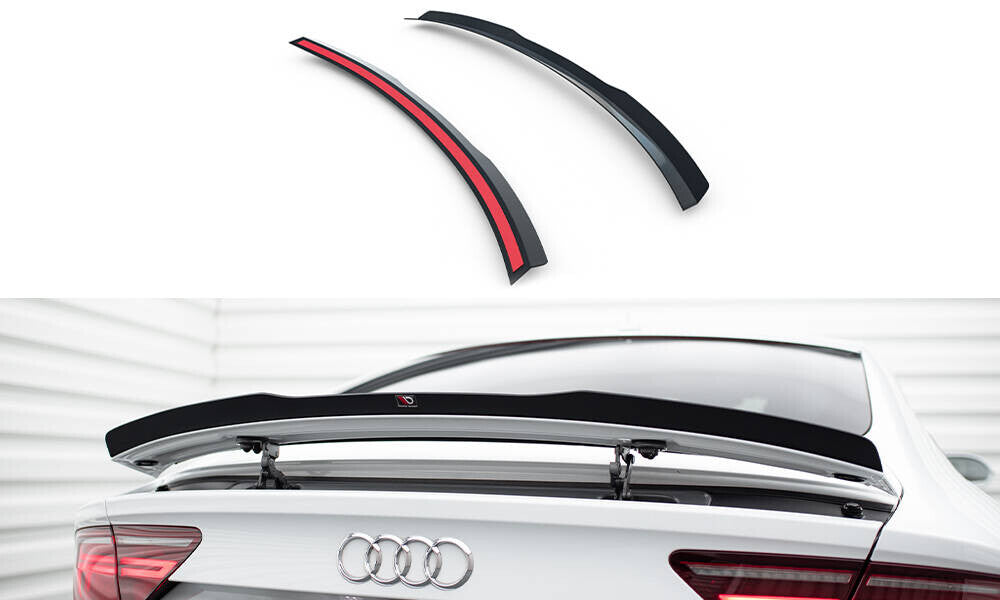 Heckspoiler Lippe passend für Audi A7 / S7 / A7 S-Line C7 / C7 FL schwarz Hochglanz