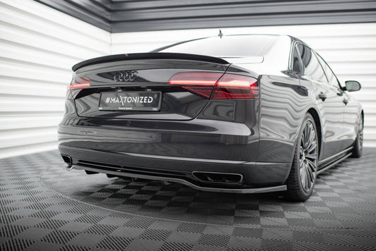 Heckspoiler Lippe passend für Audi A8 D4 schwarz Hochglanz
