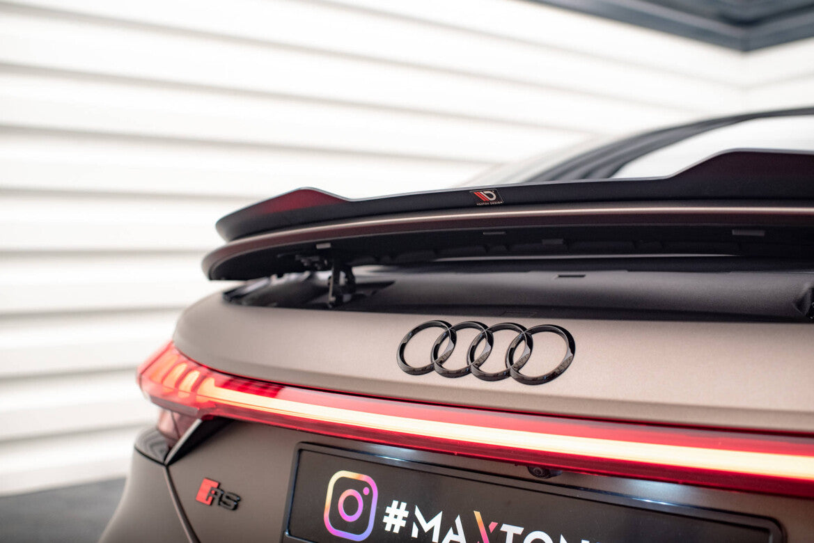 Heckspoiler Lippe passend für Audi e-Tron GT / RS GT RS Mk1 schwarz Hochglanz