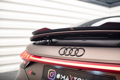 Heckspoiler Lippe passend für Audi e-Tron GT / RS GT RS Mk1 schwarz Hochglanz