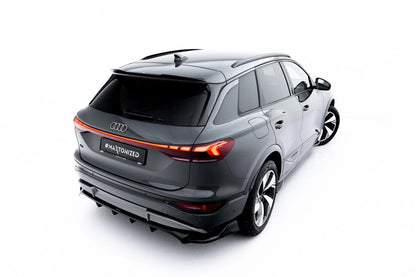Heckspoiler Lippe passend für Audi Q6 e-tron Standard / S-Line / SQ6 e-tron SUV Mk1 schwarz Hochglanz