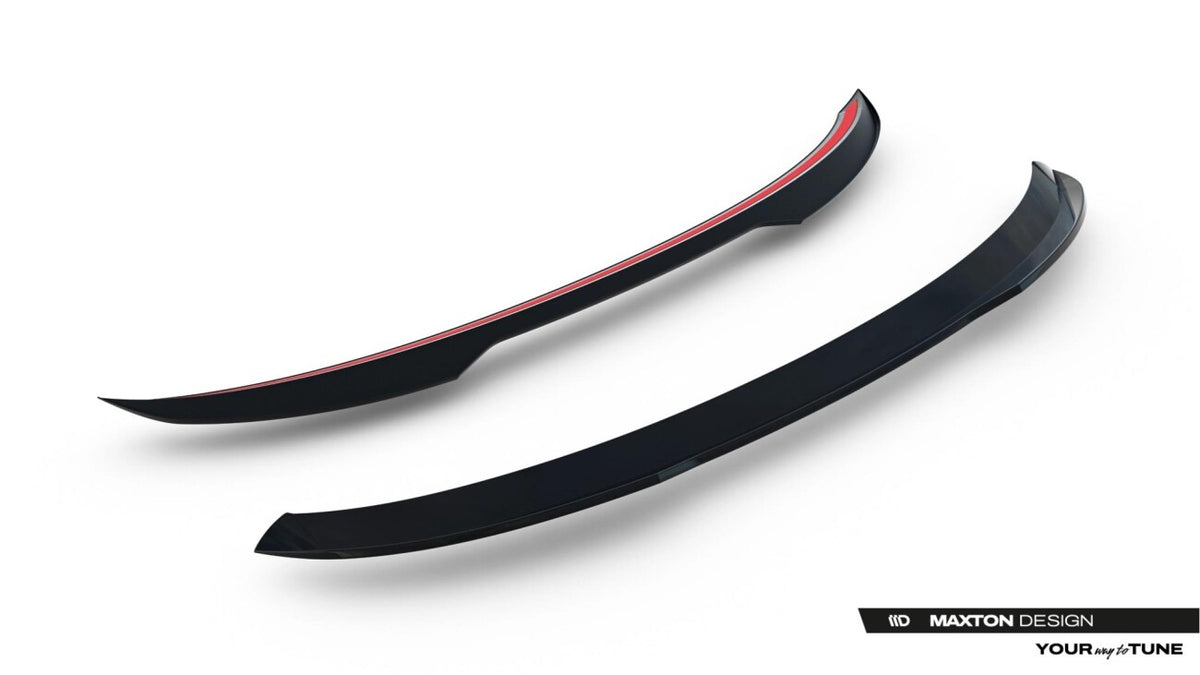 Heckspoiler Lippe passend für Audi Q6 e-tron Standard / S-Line / SQ6 e-tron SUV Mk1 schwarz Hochglanz