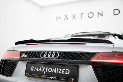Heckspoiler Lippe passend für Audi R8 Spyder Mk2 schwarz Hochglanz