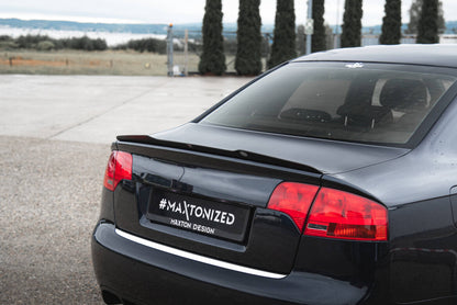 Heckspoiler Lippe passend für Audi RS4 Limousine B7 schwarz Hochglanz