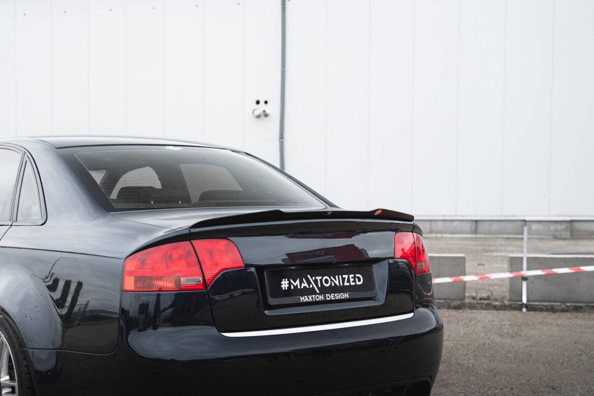 Heckspoiler Lippe passend für Audi RS4 Limousine B7 schwarz Hochglanz