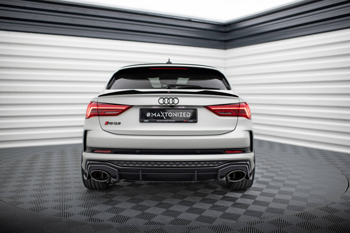 Heckspoiler Lippe passend für Audi RSQ3 / Q3 S-Line / Q3 Sportback F3 schwarz Hochglanz