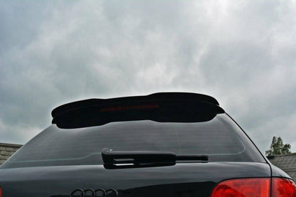 Heckspoiler Lippe passend für Audi S4 / A4 S-Line B7 Avant schwarz Hochglanz